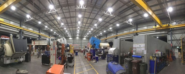 LED High Bay Large Workshop Project