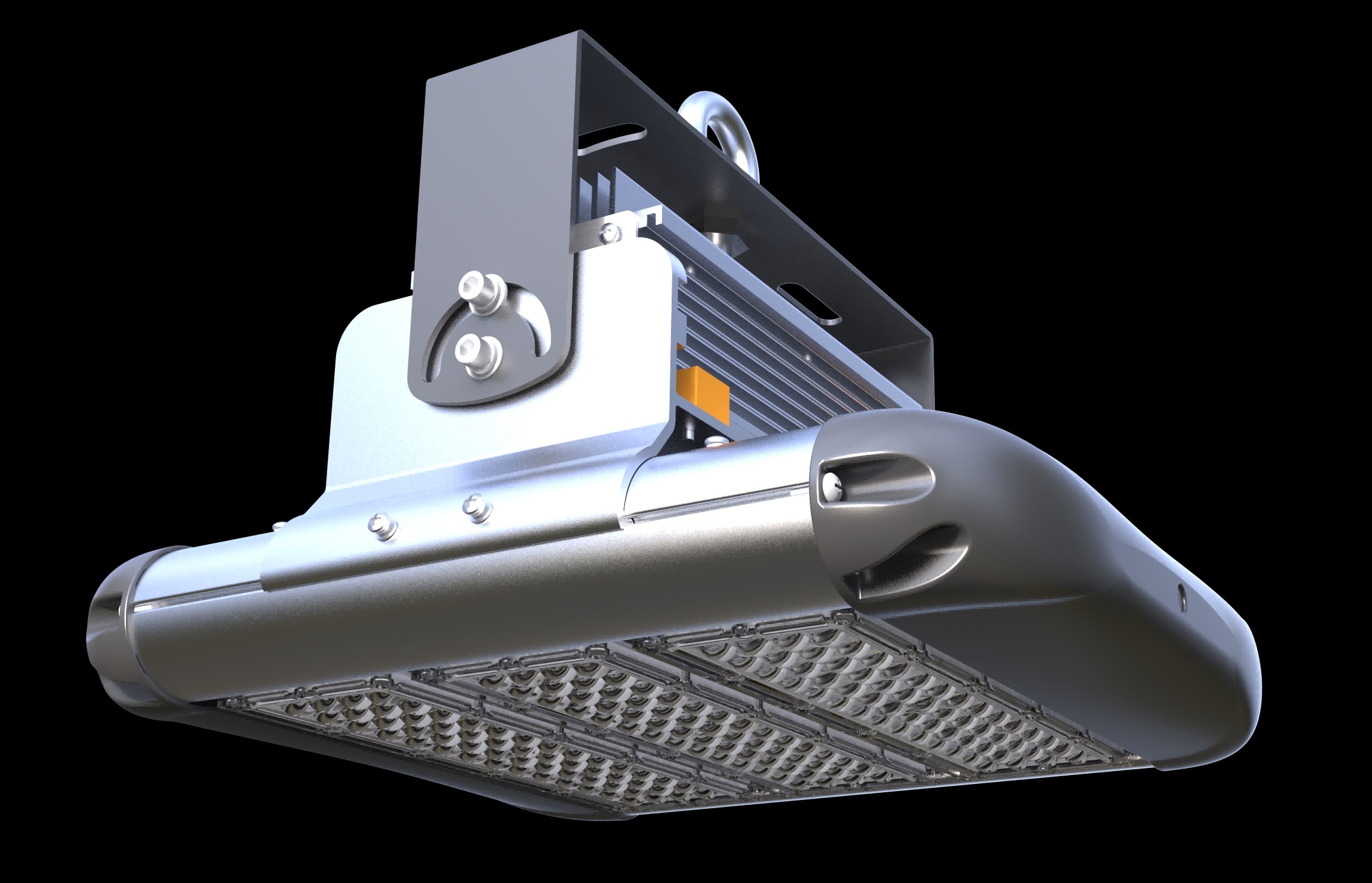 LED High Bay Side View