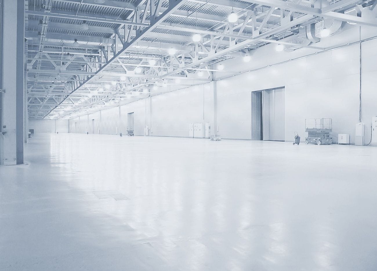 empty room of new storehouse