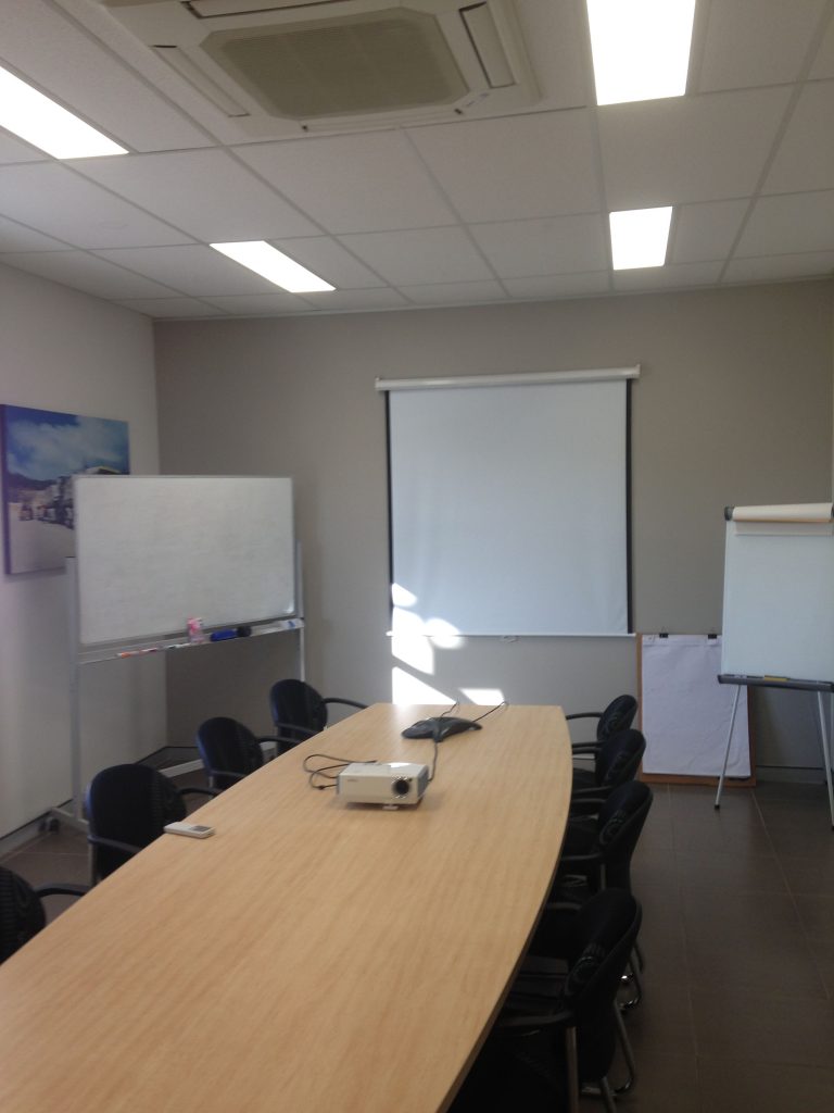 Office with LED Panels