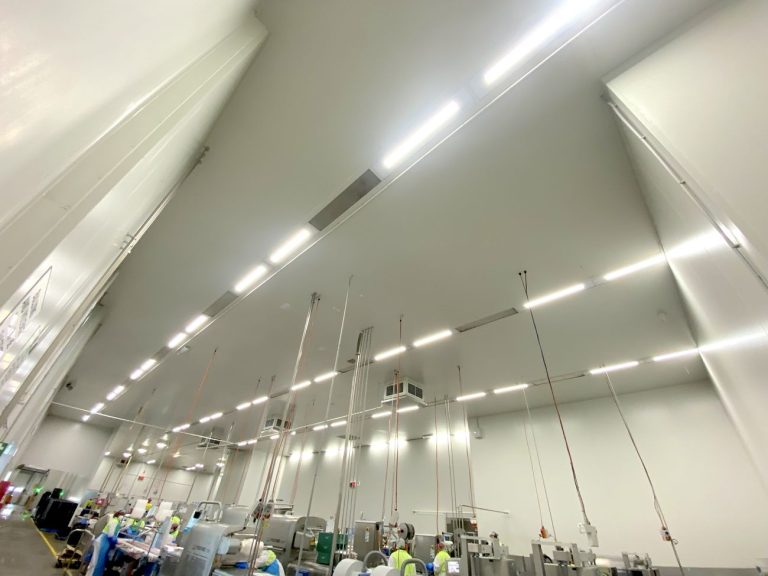Food Safe Batten Lights Retrofit Project