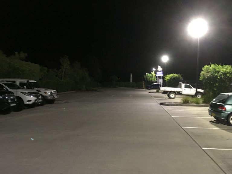 LED Flood Light Car Park Project