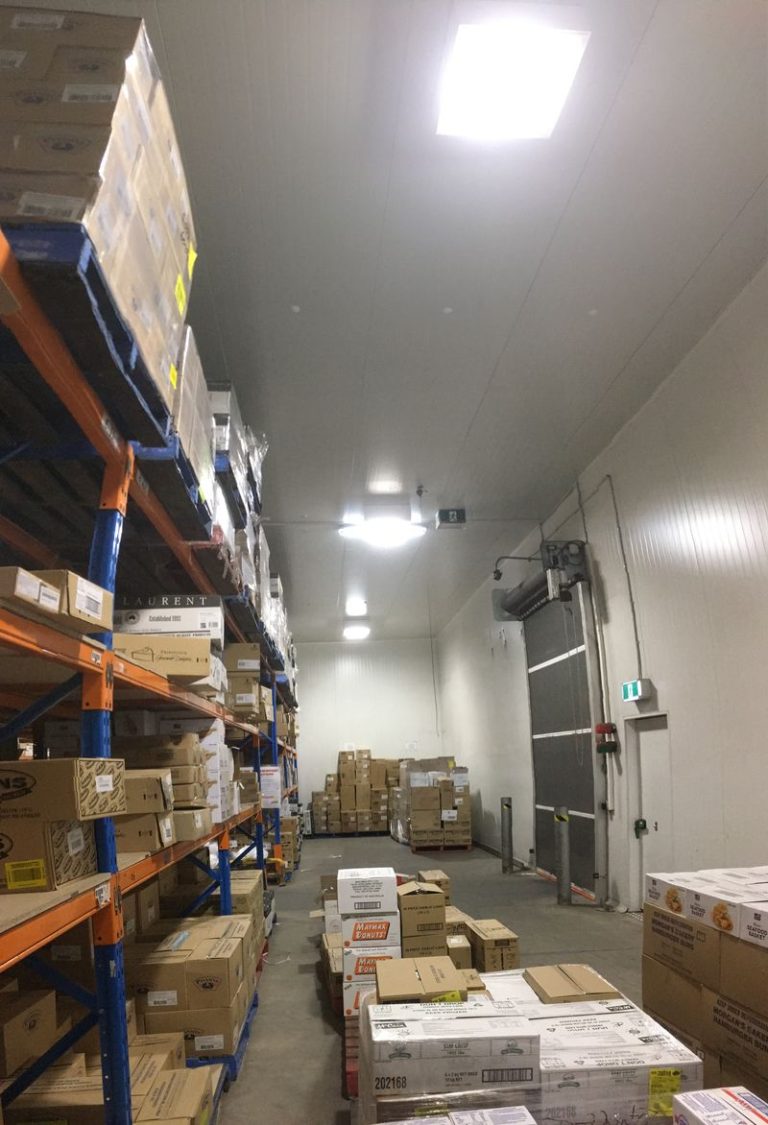 LED Low Bay Canopy for Cool Room