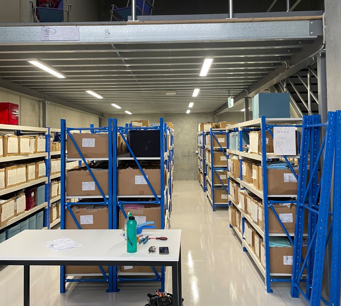 Mezzanine Shelving Project