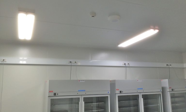 Food Grade Batten Light in Pharmaceutical Clean Room