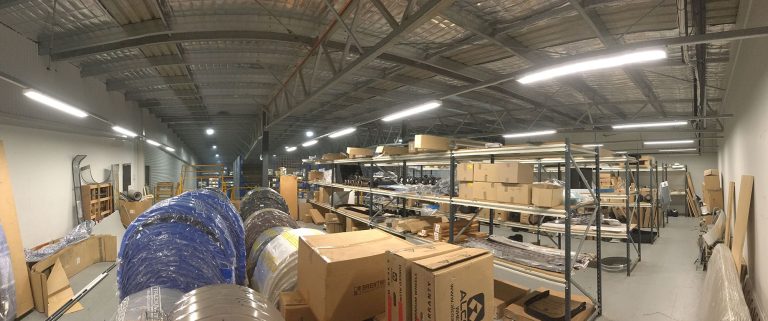 LED Fluorescent Battens for Warehouse